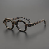 Gian Retro Acetate Glasses Frame Geometric Frames Southood Camouflage